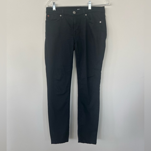 Hudson Krista Ankle Super Skinny Black Jeans. Sz 27 - Picture 4 of 11